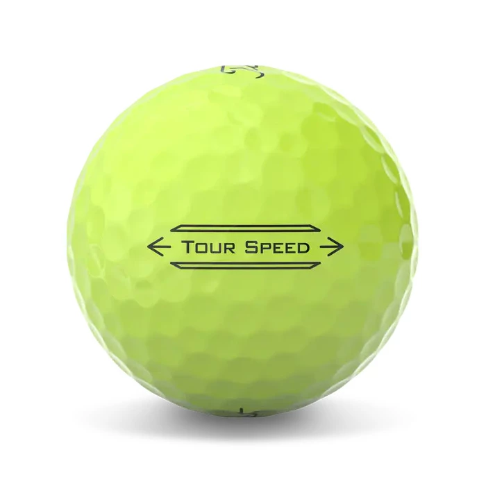 Titleist Tour Speed Golf Balls (Yellow) - Image 2