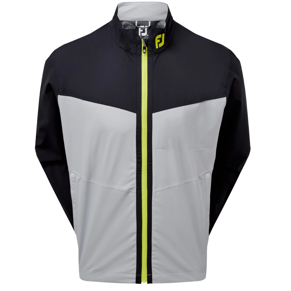 Footjoy Hydrolite Waterproof Golf Jacket Grey Lime 87976
