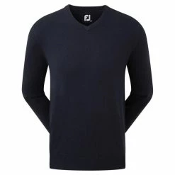 Footjoy Wool Blend V Neck Navy