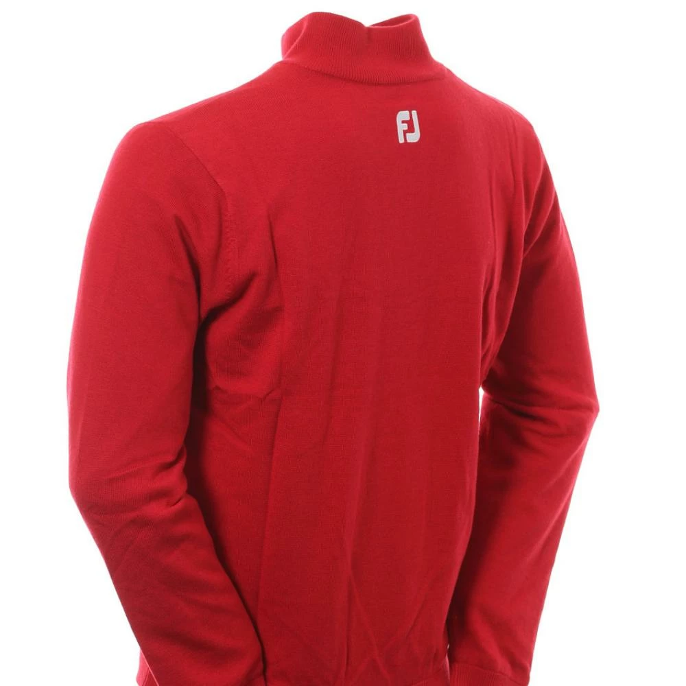 Footjoy Woolblend Lined 1/2 Zip Neck 90213 - Image 2