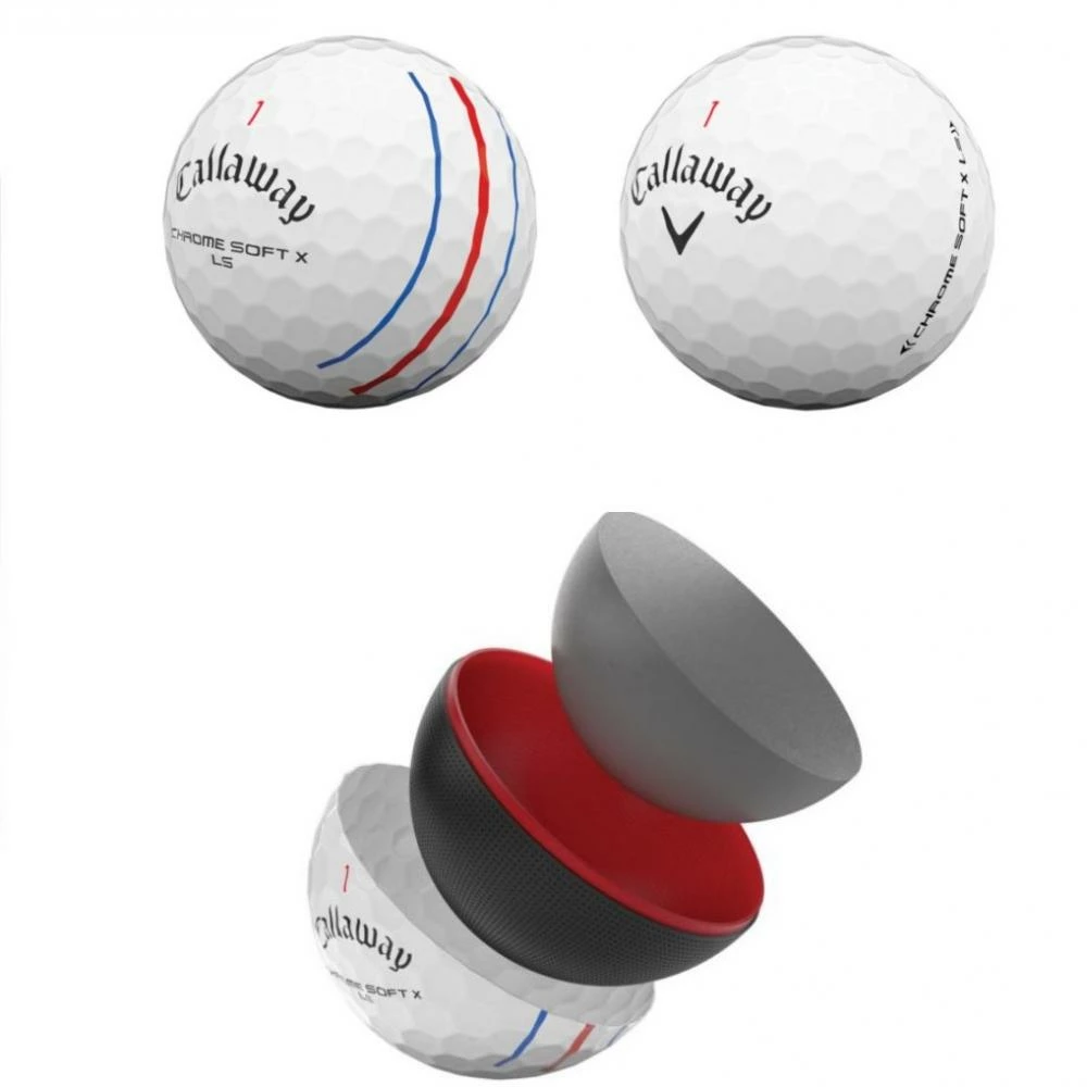 Callaway Chrome Soft X LS Triple Track Golf Balls - Image 2