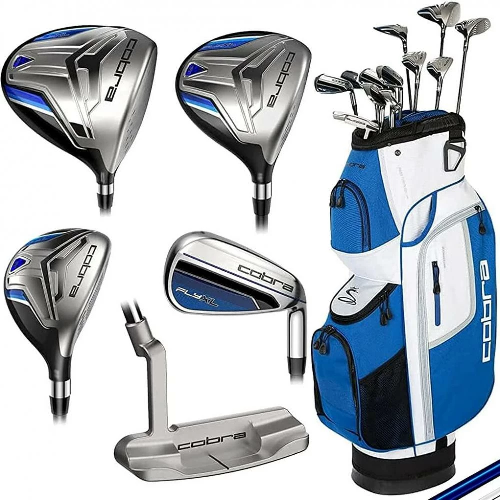 Cobra Golf Cobra Fly XL Golf 11 Piece Package Set Steel Irons (Cart Bag) - Image 3