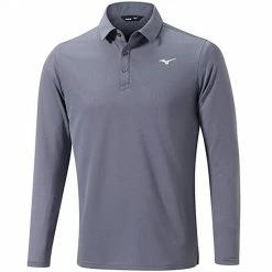 Mizuno Breath Thermo Long Sleeve Shirt (Grey)