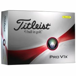 Titleist Pro V1x Yellow Golf Balls 2023