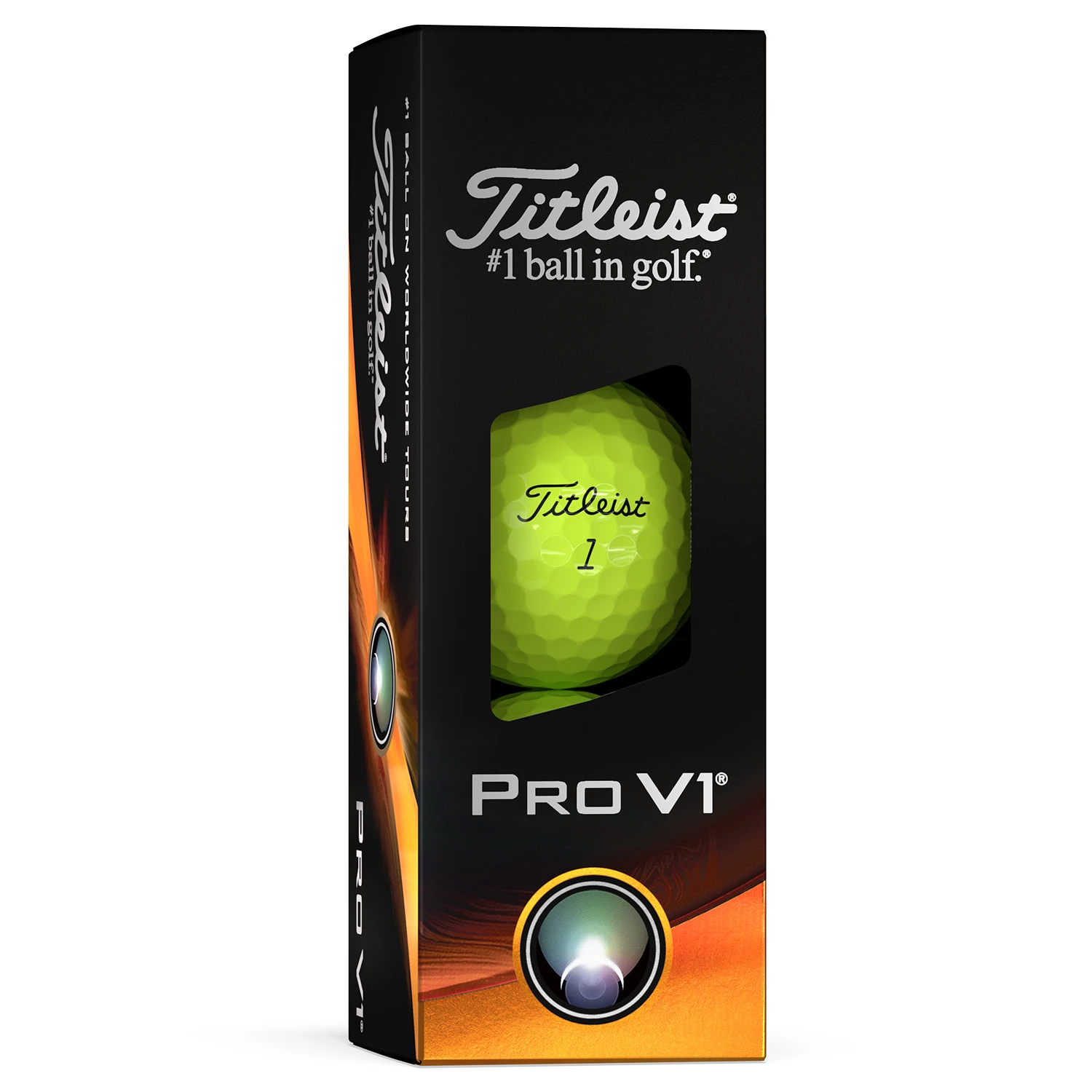 Titleist Pro V1 Yellow Golf Balls 2023 - Image 3