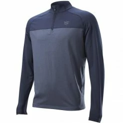 Wilson Golf Wilson Staff Thermal Tech Cover Up Pullover (Navy)