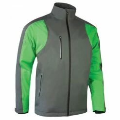 Sunderland Quebec Waterproof Jacket Lime Grey