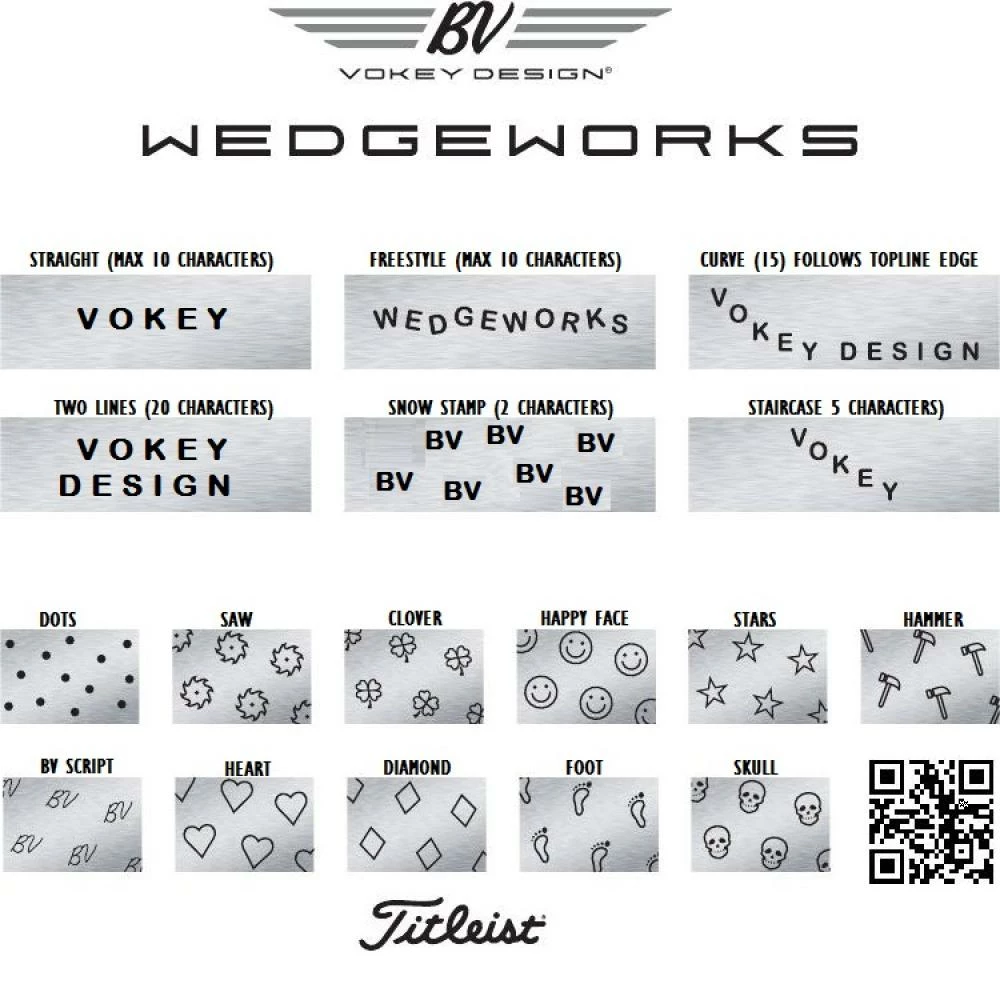 Titleist (Personalised) Wedgeworks Vokey SM9 Tour Chrome Wedge - Image 2