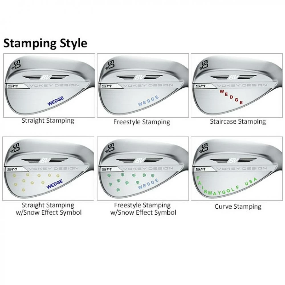 Titleist (Personalised) Wedgeworks Vokey SM9 Tour Chrome Wedge - Image 3