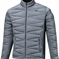 Mizuno Techfill Breath Thermo Padded Jacket (Vapor Grey/Blue)